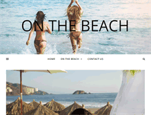 Tablet Screenshot of onthebeach.net.au